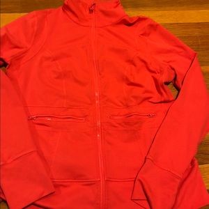 Full zip workout jacket